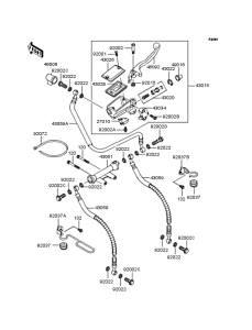 ZL400 Главный тормозной цилиндр