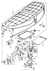 CB750 Сиденье