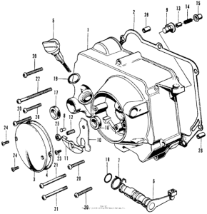 SL70 Крышка картера правая
