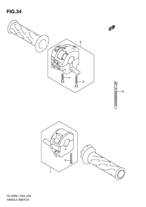 DL1000 Рулевой переключатель