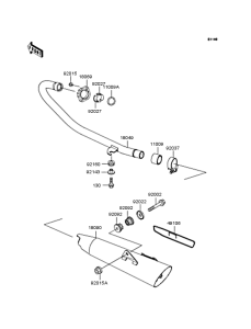 BN125 Глушитель
