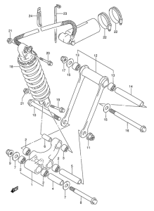 GSX-R1100 Втулки заднего рычага