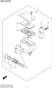 SFV650 Front Master Cylinder (Sfv650Al5 E33)