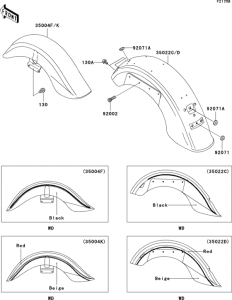 VN1500 Fenders(1 / 2)(vn1500-l4)