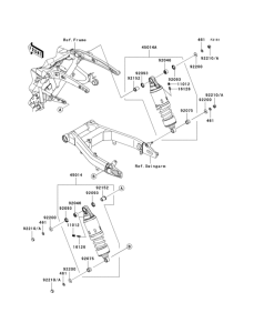VN1700 Подвеска  /  амортизатор