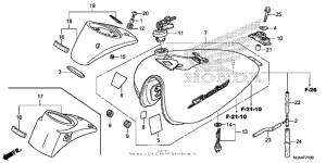 VT750C2B Fuel tank (1)