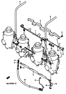 GSX-R750 Carburetor fittings