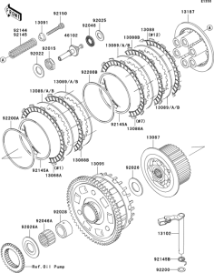 ZX1200 Сцепление