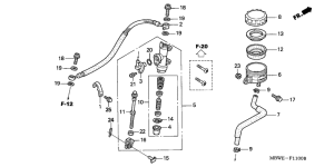  Задний тормозной цилиндр