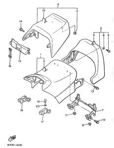 V-MAX12 Сиденье