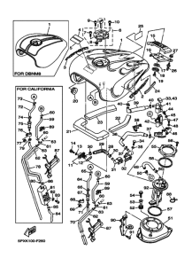 XV1700PC XV17PCW Tank fuel