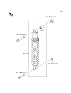 KDX125 Амортизатор