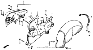 CH150D Muffler 85-86