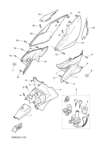 YQ50 Боковые обтекатели