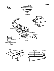 ZX400 Наклейки