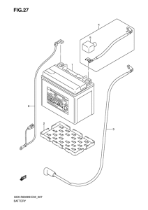 GSX-R600 Аккумулятор