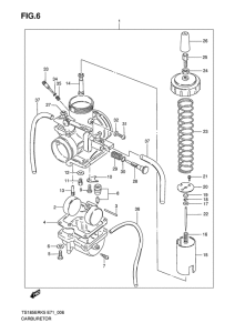 TS185 Carburetor assy
