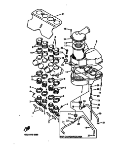 XJ600S XJ600SG Впускная система