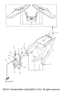 YZF-R6S Боковые обтекатели