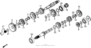 CX500 Трансмиссия