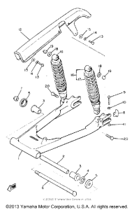XJ550RH Rear arm-suspension