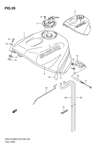 GSX-R1000 Tank fuel