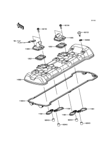 KLZ1000 Крышка головки цилиндров