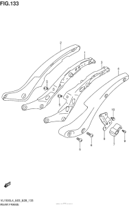 VL1500B Rear Frame (Vl1500L4 E03)