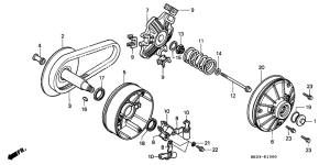 FL400R Engine pulley