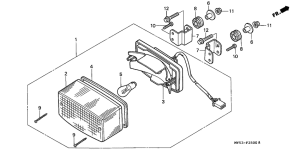  Taillight unit ass`y