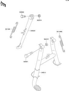 ZR1100 Подножка