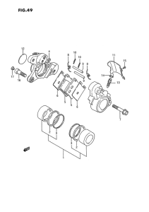 VS1400 Передний суппорт