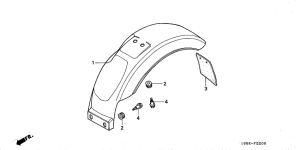 Z50J Заднее крыло