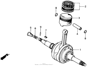 CH250 Коленвал