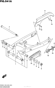 RV200 Rear Swingingarm