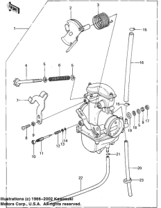 KL250 Carburetor assy