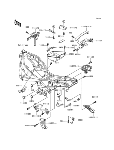 ZX600 Ящик аккумуляторной батареи