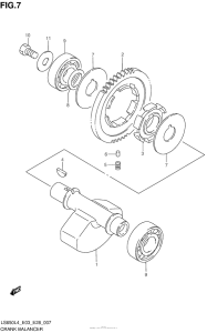 LS650 Балансир кривошипа