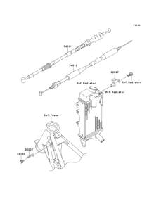 KX100 Тросы управления