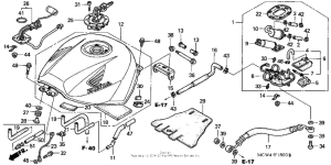 VFR800 (ABS) Топливный бак