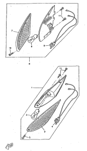 CW50RSX Поворотники