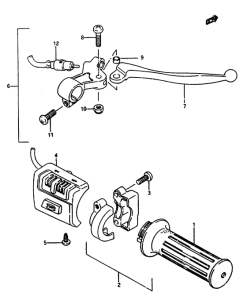 CP50 Right handle switchfor p02,p04,p16,p18,p39,p41