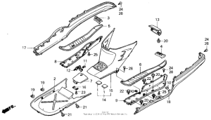 CH250 Панель пола