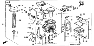 NSS250 Карбюратор