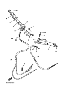 TZR50 ｽﾃｱﾘﾝｸﾞﾊﾝﾄﾞﾙ. ｹｰﾌﾞﾙ