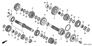 XL1000V Трансмиссия