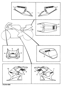 FZR400RR-SP ｸﾞﾗﾌｲﾂｸ･ｴﾝﾌﾞﾚﾑ 3