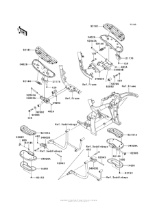 VN2000 Подножки