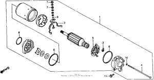 VFR750F Стартер