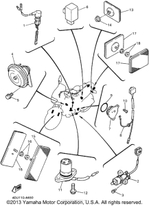 XJ600SF Электрика